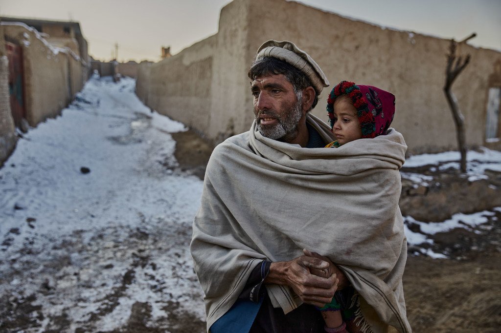 Des familles déplacées affrontent un hiver difficile à Kaboul, en Afghanistan (Archives).
